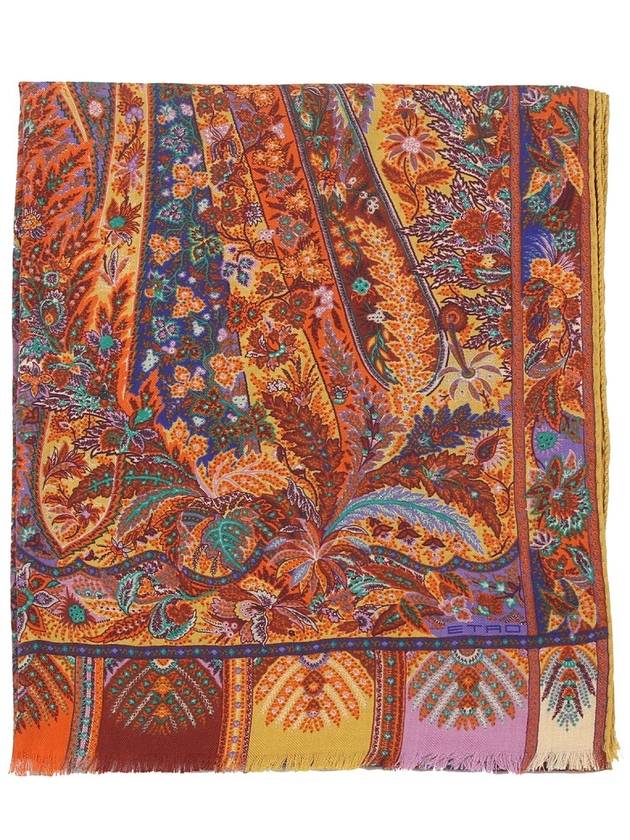 Muffler 1000745360700 Paisley Print Cashmere - ETRO - BALAAN 3