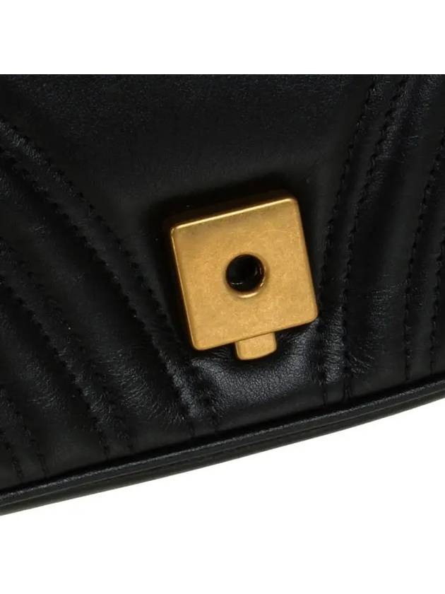 GG Marmont Matelasse Small Shoulder Bag Black - GUCCI - BALAAN 9