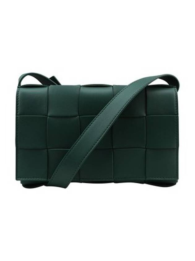 Intrecciato Cassette Cross Bag Green - BOTTEGA VENETA - BALAAN 1