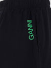 Active Mesh Shorts Black - GANNI - BALAAN 4