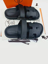 Chypre Calfskin Sandals Black - HERMES - BALAAN 5