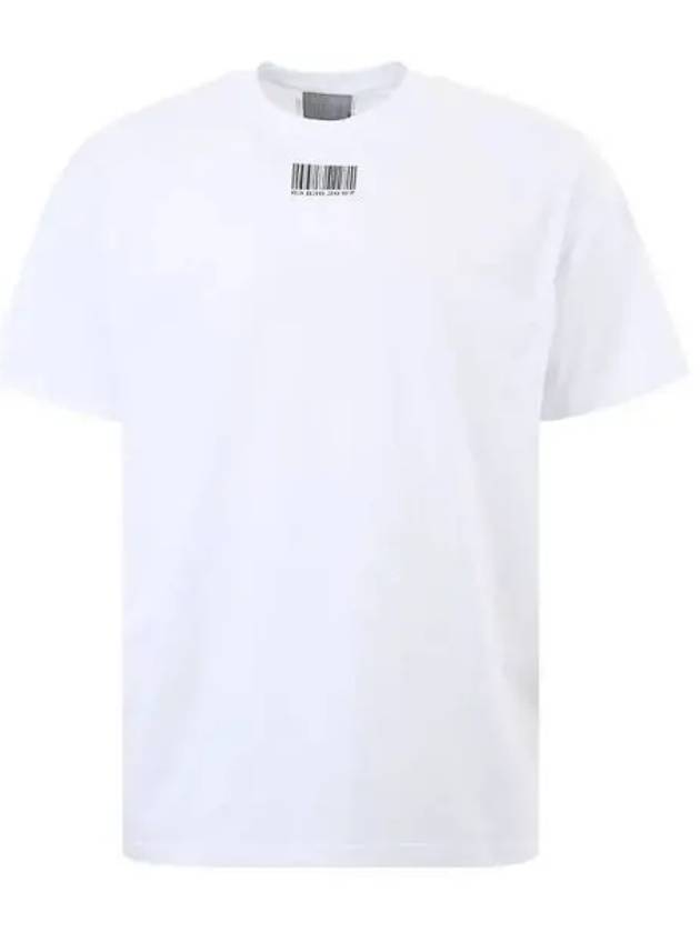 Small barcode white short sleeve t shirt 270545 - VETEMENTS - BALAAN 1