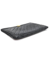 A84406 Black Grained Calfskin Gold Metal Boy New Medium Clutch 29th - CHANEL - BALAAN 5