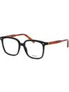 Glasses frame BY5029 001 overfit horn rim square - BALLY - BALAAN 7