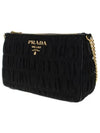 Pocono Goffre Chain Shoulder Bag Black Gold - PRADA - BALAAN 3