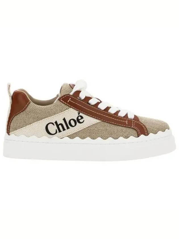 Lauren Leather Converse Low Top Sneakers Brown - CHLOE - BALAAN 2