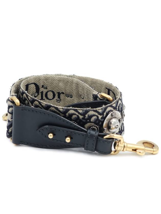 Women s Dior Christian S8554CTZQ M928 Blue PARIS Embroidery Ring Shoulder Strap gt Gangbuk used luxury goods - DIOR - BALAAN 3