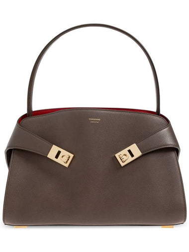 FERRAGAMO Shoulder Bag Hug, Women's, Brown - SALVATORE FERRAGAMO - BALAAN 1