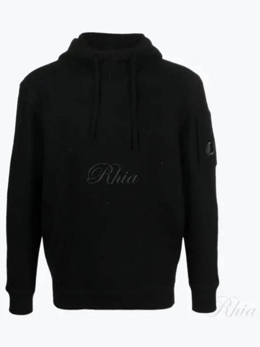 Merino Wool Hood Black - CP COMPANY - BALAAN 2