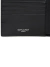 East/West Wallet In Smooth Leather Black - SAINT LAURENT - BALAAN 8