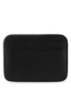 Embossed Logo Card Wallet Black - BALENCIAGA - BALAAN 1