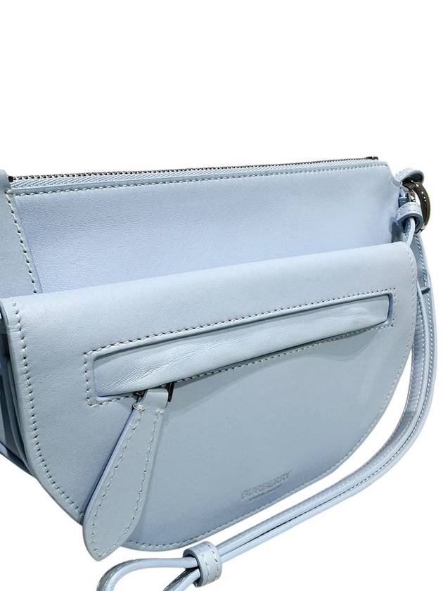 80407191 Pale Blue Double Olympia Mini Pouch Strap - BURBERRY - BALAAN 5