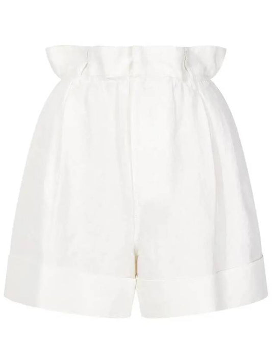 Women s roll up point Bermuda shorts white 271101 - GIORGIO ARMANI - BALAAN 1