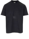 Crew Neck Cotton Jersey Short Sleeve T-Shirt Black - BOTTEGA VENETA - BALAAN 2