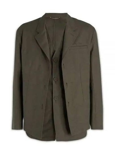 Couture Workwear Jacket Brown - DIOR - BALAAN 2