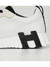 Bouncing Low Top Sneakers Blanc Noir - HERMES - BALAAN 5