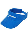 Golf Wear Two Way Fur Earrings Sun Cap Blue - J JANE - BALAAN 2