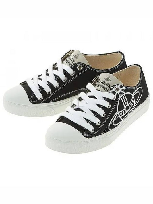 ORB Logo Low Top Sneakers Black - VIVIENNE WESTWOOD - BALAAN 2