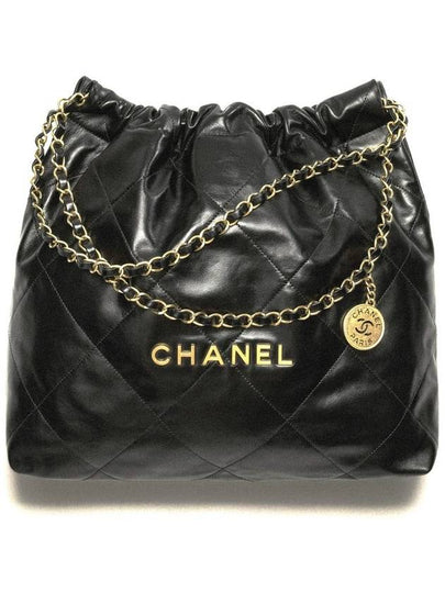 22 Shiny Calfskin Small Shoulder Bag Black - CHANEL - BALAAN 2