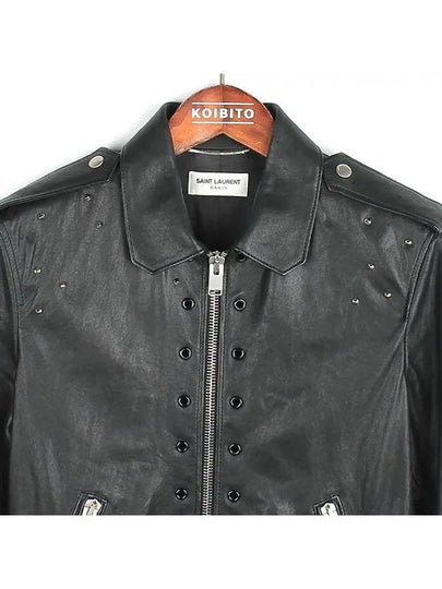 Smith Market 344669 Leather Jacket Men s Clothing - SAINT LAURENT - BALAAN 2