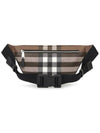 Checked Leather Bum Belt Bag Dark Birch Brown - BURBERRY - BALAAN 5