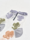 SeeThrough Flower Socks Gray - SORRY TOO MUCH LOVE - BALAAN 3