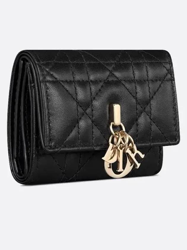 My Dior Cannage Lambskin Wallet Black - DIOR - BALAAN 3