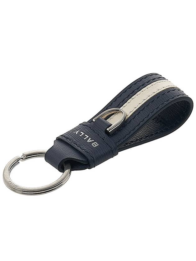 Men's Ribbon Key Holder RBN STR KEYFOB U507P - BALLY - BALAAN 4