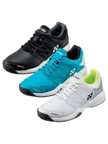 YONEX SHT LU3EX LUMIO 32023 3 Tennis Shoes All Court Black Blue White - YOUNESS - BALAAN 1