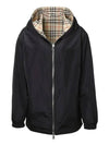 24 Reversible Vintage Check Double sided Jacket Recycled Polyester - BURBERRY - BALAAN 4