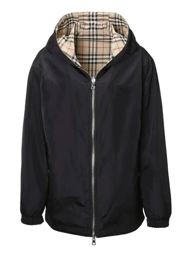 24 Reversible Vintage Check Double sided Jacket Recycled Polyester - BURBERRY - BALAAN 4