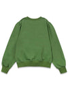 Boucle Long Sleeve T-Shirt Flua Puff Sweatshirt Green MCFW23MTM 1GL - MACKY - BALAAN 3