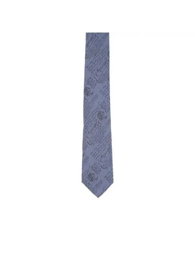 Scritto Printing Silk Tie T27TJ01 006 32N - BERLUTI - BALAAN 1