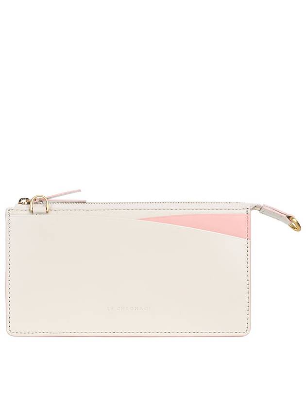 Fjord horizontal cell phone bag beige pink - LECHROMAQI - BALAAN 3