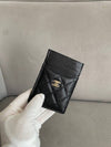 Classic Gold CC Logo Caviar Card Wallet Black - CHANEL - BALAAN 8