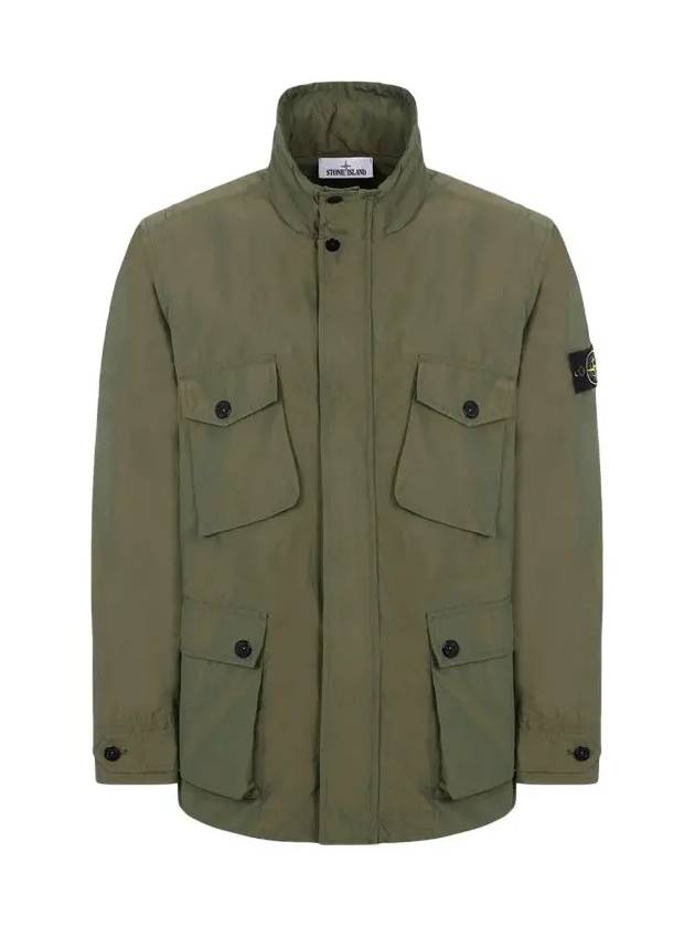 Men's Wappen Micro Reps Military Jacket Green - STONE ISLAND - BALAAN 3