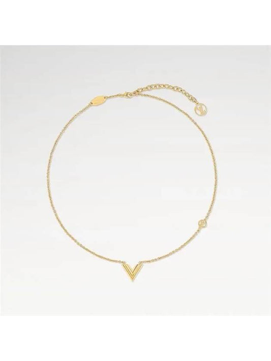 Louis Vuitton Essential V Necklace M00857 - HERMES - BALAAN 1