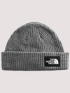 Salty Lined Ribbed Acrylic Beanie Grey - THE NORTH FACE - BALAAN 2