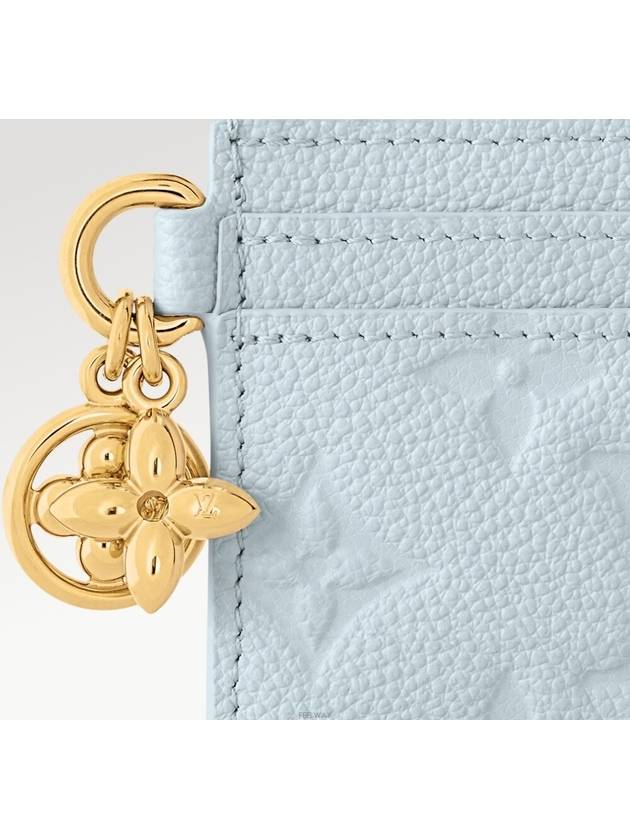 LV Charm Empreinte Monogram Card Wallet Blue - LOUIS VUITTON - BALAAN 7