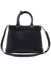 Buckle Medium Tote Bag Black - PRADA - BALAAN 5