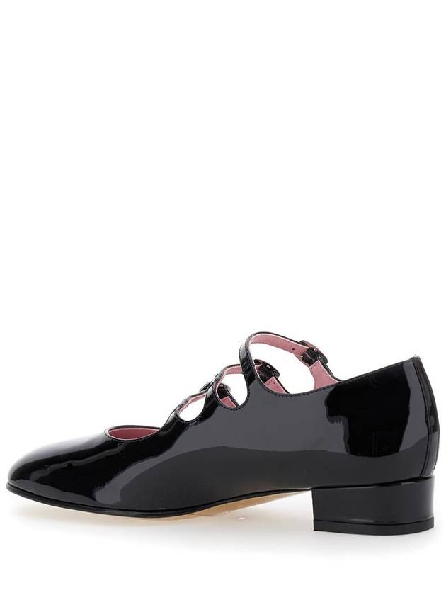 'Kina' Black Mary Janes With Straps And Block Heel In Patent Leather Woman - CAREL - BALAAN 3