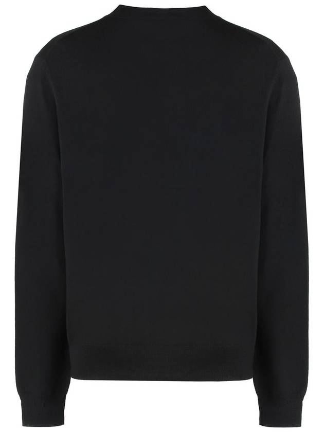 Basil Jumper Wool Knit Top Black - ISABEL MARANT - BALAAN 3