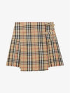 Vintage Check Wool Kilt pleated skirt Archive Beige - BURBERRY - BALAAN 3