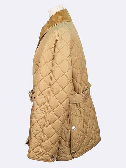 8071842 Beige color diamond quilting women s jacket - BURBERRY - BALAAN 2