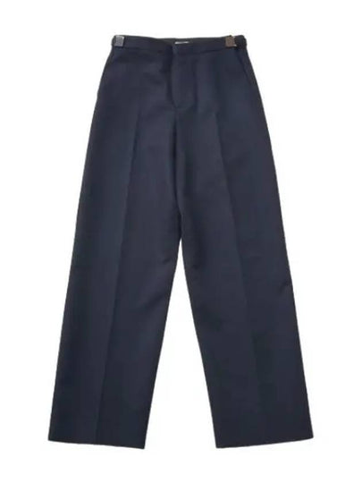 Wool Flannel Track Pants Navy - BOTTEGA VENETA - BALAAN 2