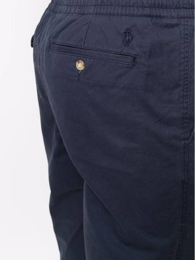 Cotton Straight Pants Blue - POLO RALPH LAUREN - BALAAN 4