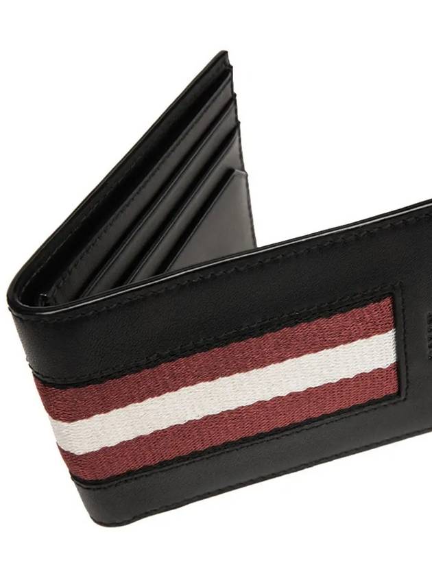 Bevier Half Wallet Black - BALLY - BALAAN 5