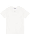 Logo Cotton Short Sleeve T-Shirt White - GANNI - BALAAN 1