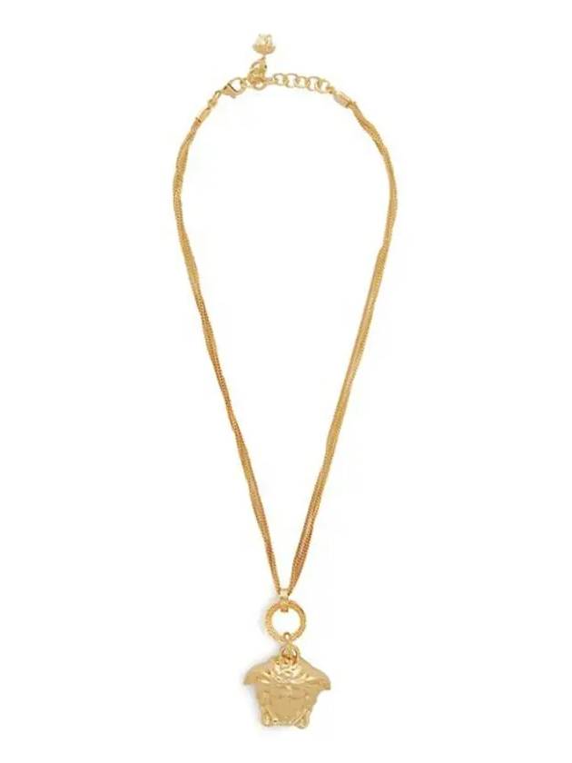 Medusa three chain necklace gold - VERSACE - BALAAN 3