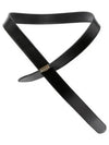 Lecce Stud Detail Leather Belt Black - ISABEL MARANT - BALAAN 2